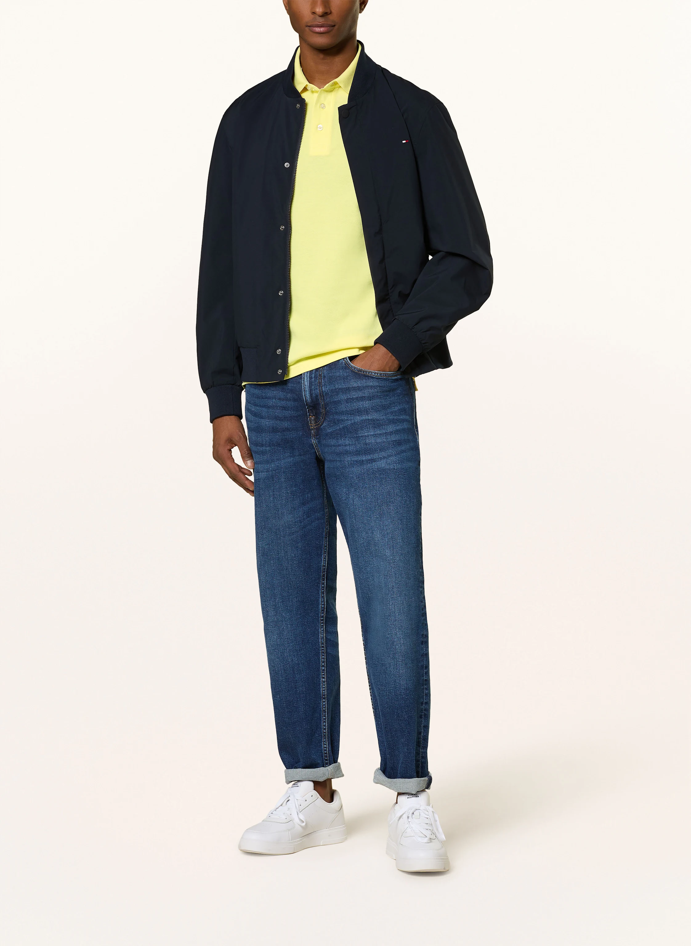 TOMMY HILFIGER Piqué-Poloshirt Slim Fit