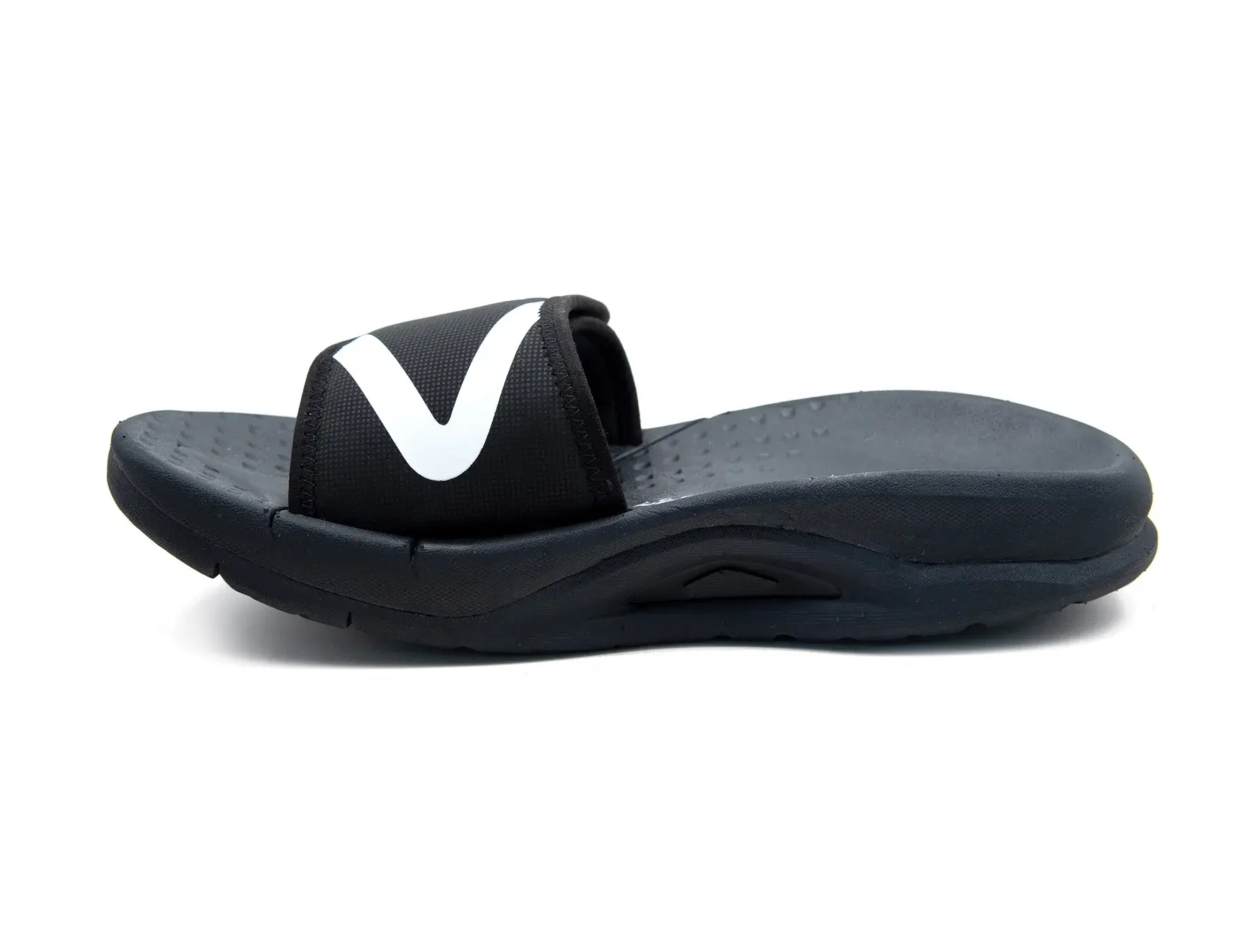 VELOUS Hoya Verstelbare Slide Slippers Zwart/Wit