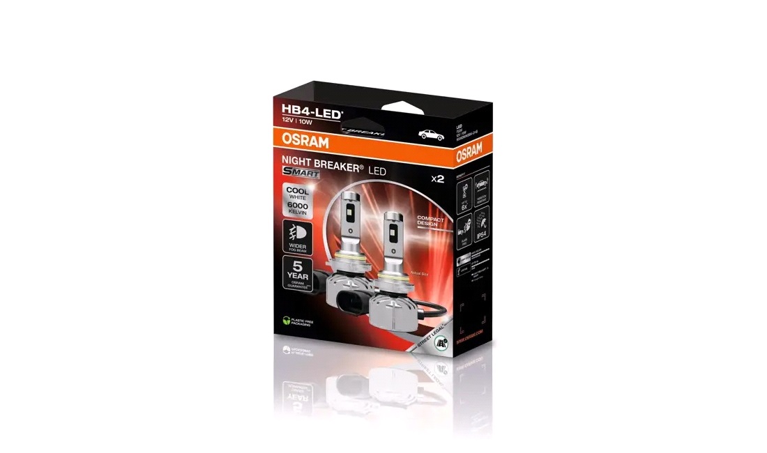 Pæresæt HB4 Night Breaker LED Smart - Osram