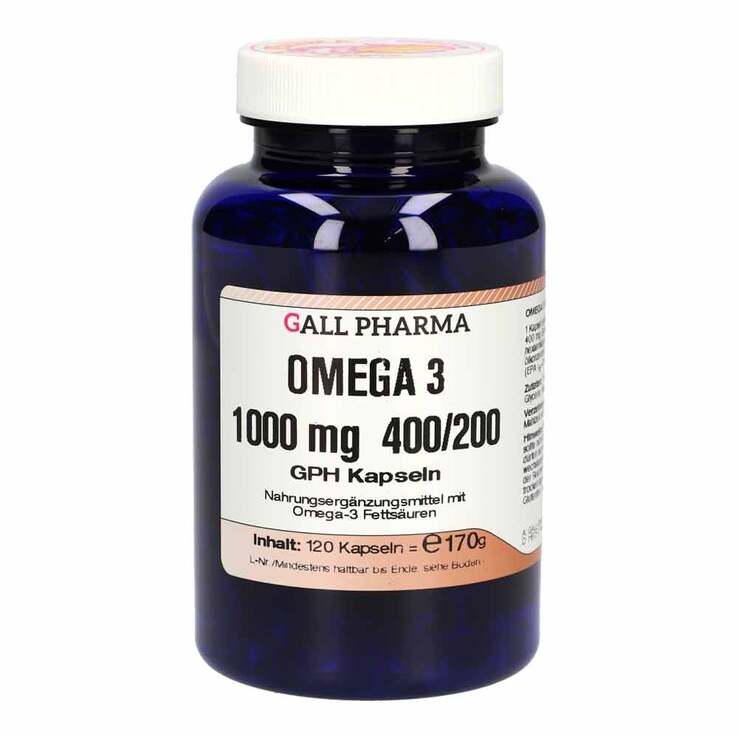 Omega 3 1000 mg 400 / 200 GPH Kapseln, 120 St