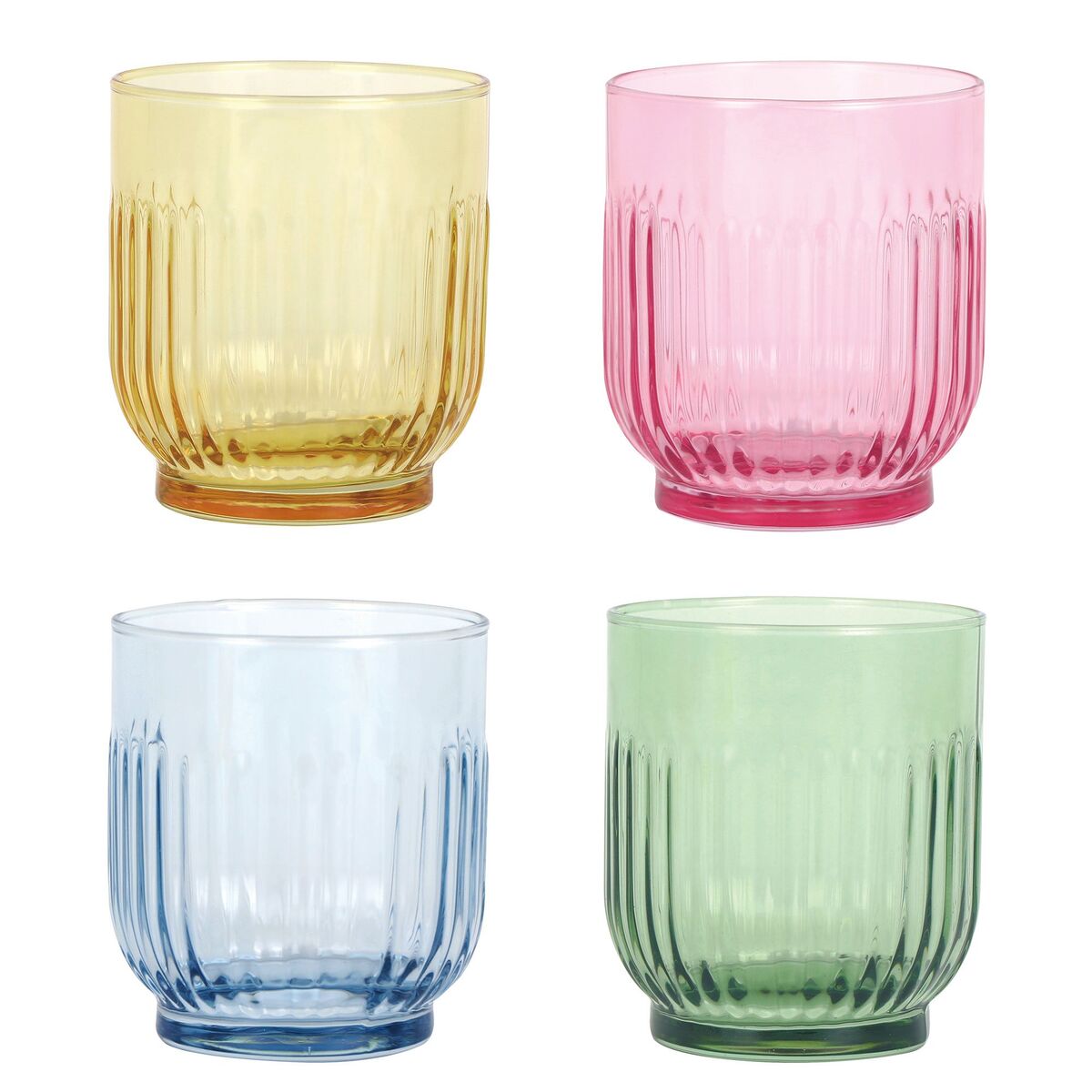 Drikkeglass mix, 4-pakning