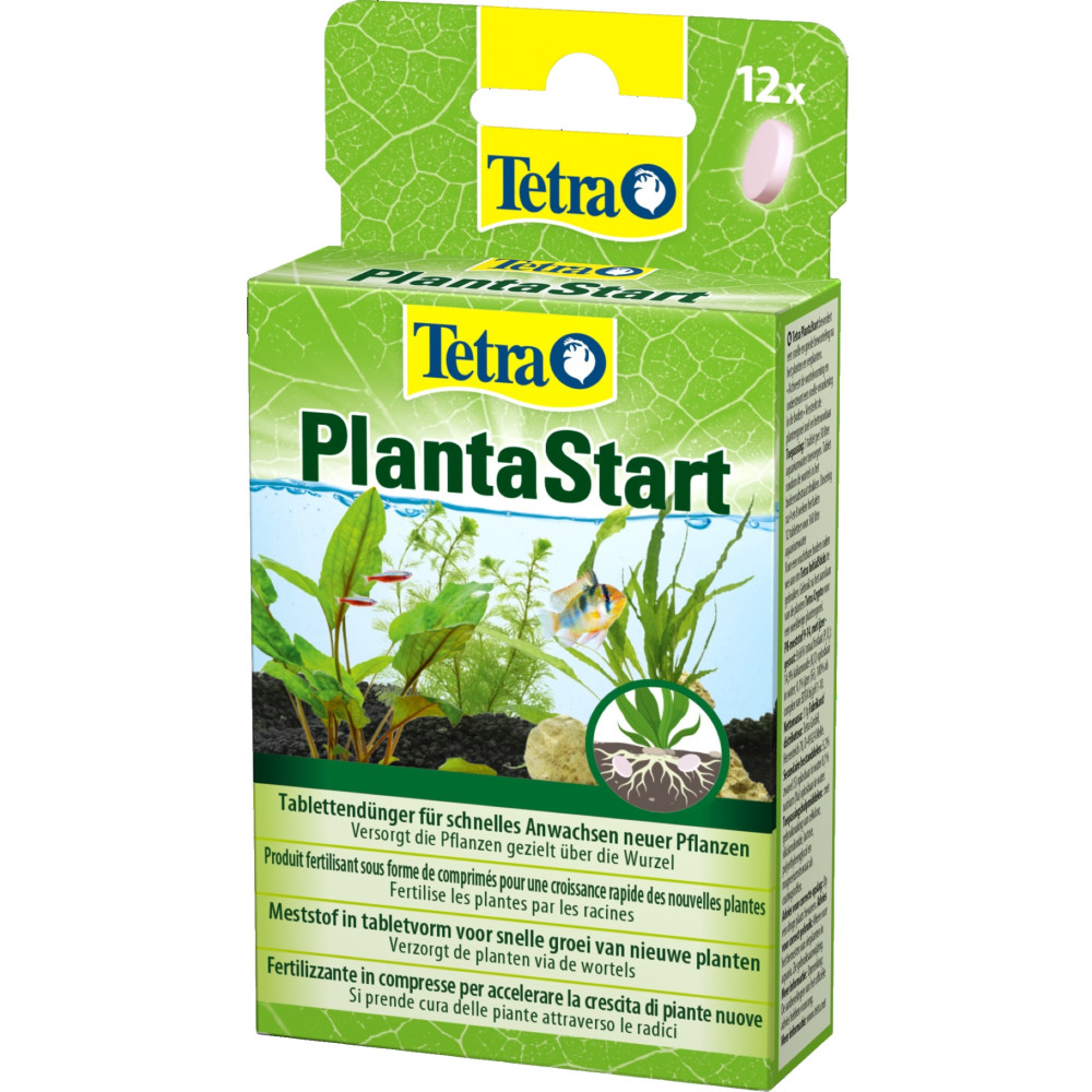 Plantastart fertilisant pour plantes d'aquarium 12 comprimés