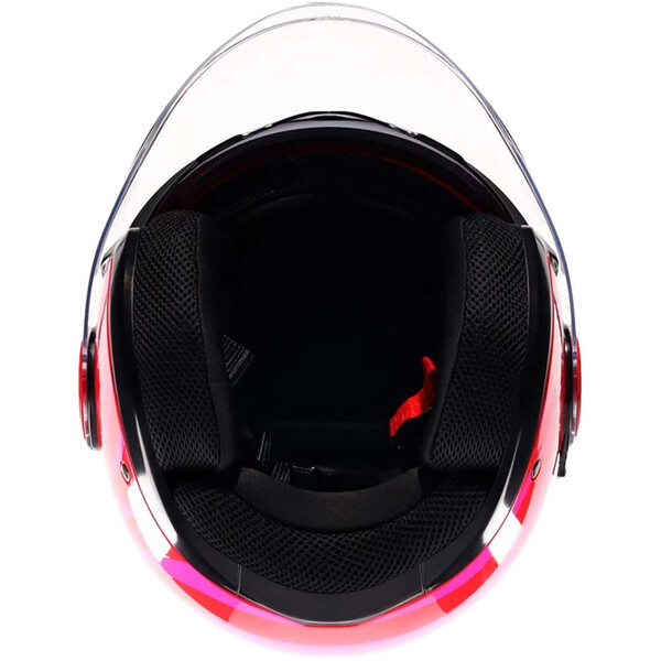 AGV - Casque Eteres Tropea Rouge / Rose