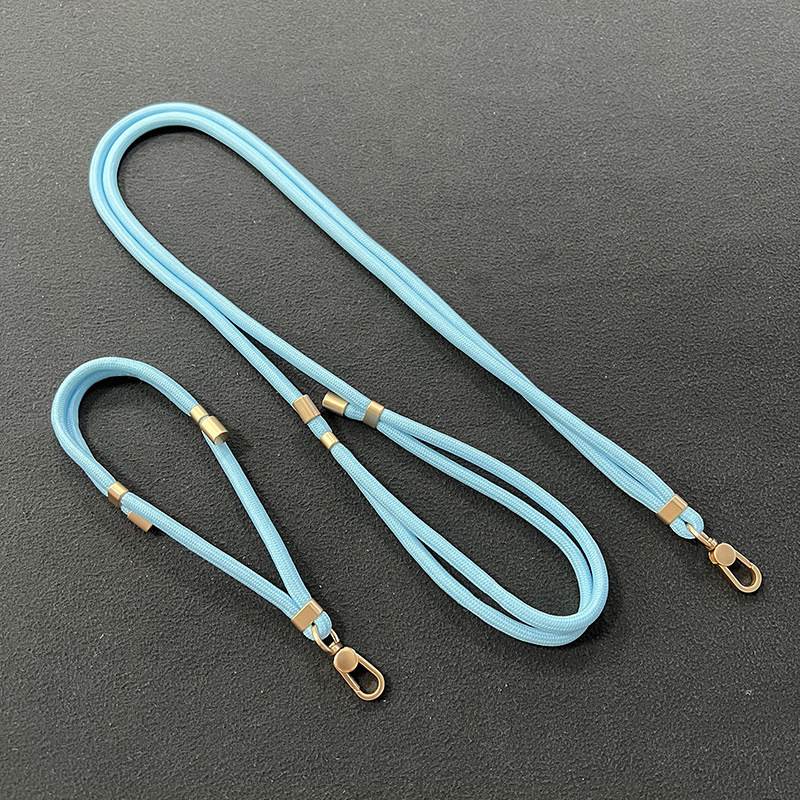 (160cm/50cm) 2in1 Universal Necklace Handykette Lanyard   Phone Charms Handgelenkschlaufe - Hellblau