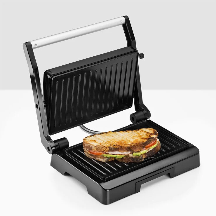 OBH Nordica Onyx Panini/Sandwich Maker Sort & sølv