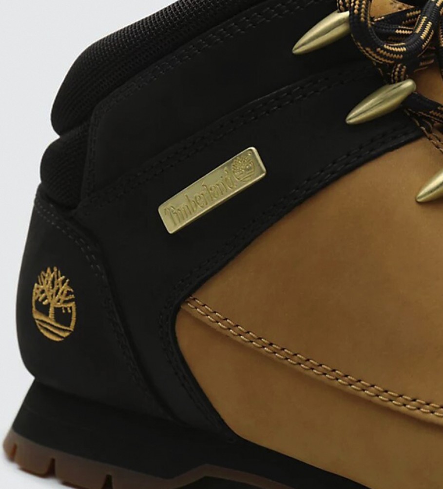 Botas de couro Timberland Euro Sprint Hiker, amarelas