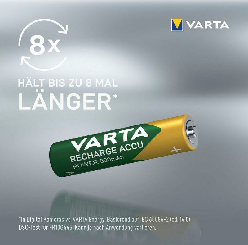 VARTA Oplaadbare Batterijen - AAA - NiMH - 6 stuks