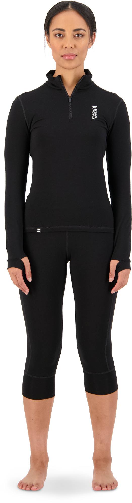 Mons Royale Cascade Flex 200 1/4 Zip W