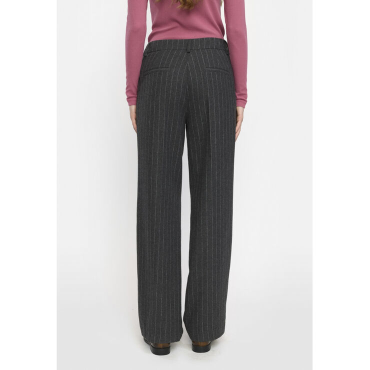 Soft Rebels SREmery Loose pant Dark grey melange