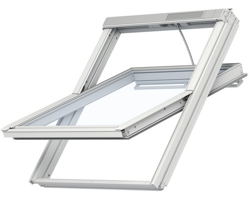 VELUX INTEGRA GGL CK02 307030 THERMO zonne-energie aangedreven tuimelvenster 55x78 cm inclusief motor, regensensor en draadloze wandschakelaar