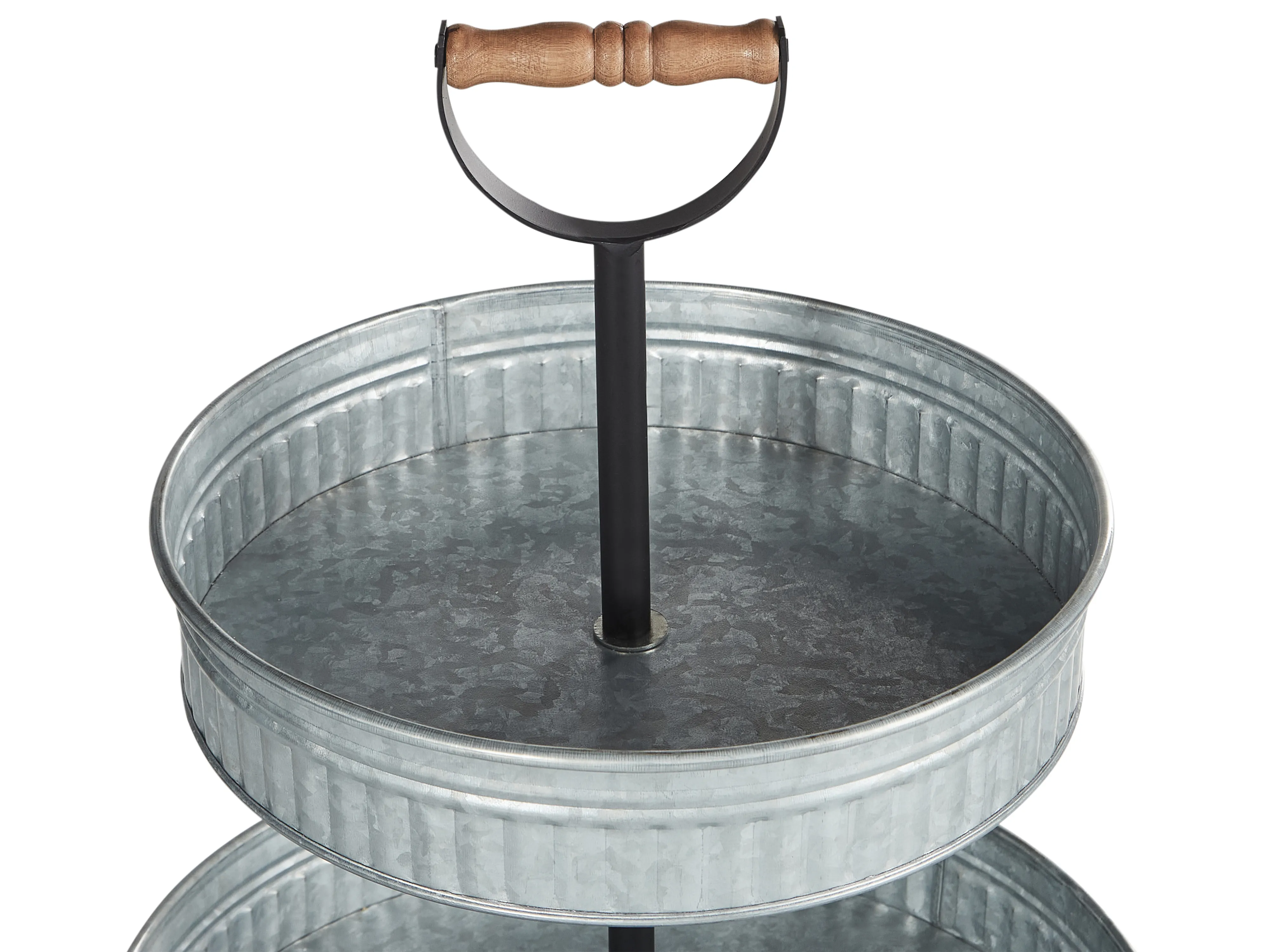 Taartstandaard met 2 etages KOUIGN Zilver
