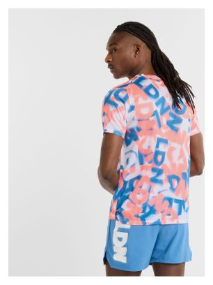 Maillot manches courtes New Balance London Edition Printed Athletics Blanc/Rouge/Bleu Homme
