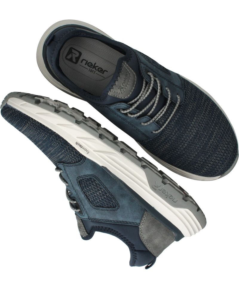 Rieker Sneakers Blauw Heren