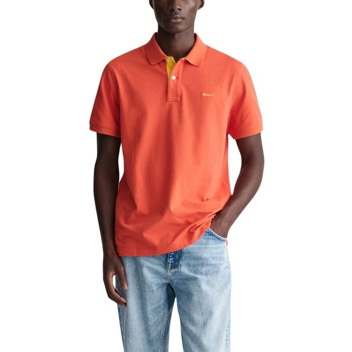 Gant Contrast Piqué Polo Heren
