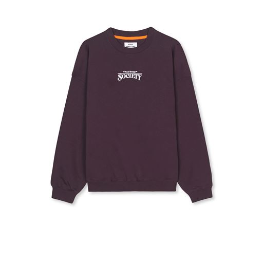 Mads Nørgaard Organic Sweat Atli Sweatshirt, Plum Perfect, S