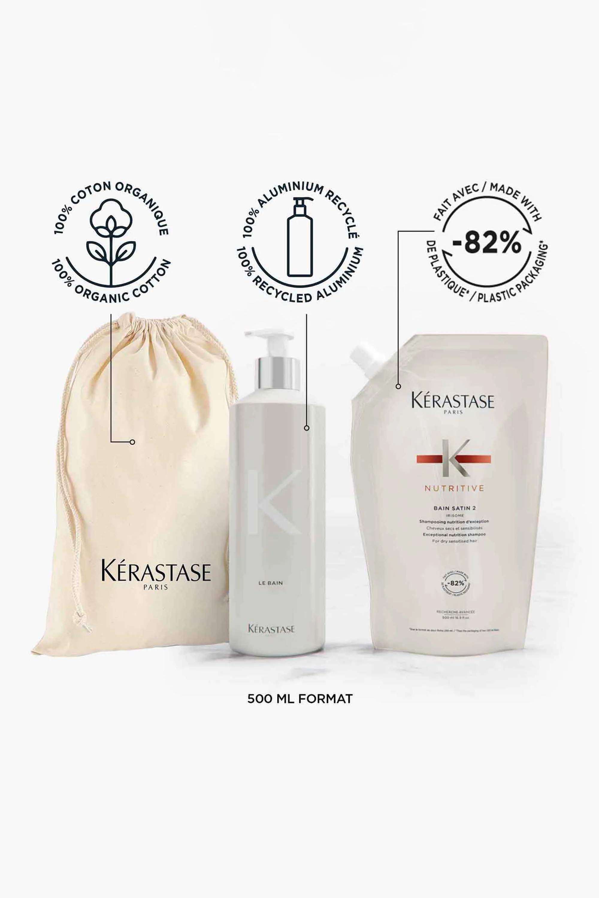 Kérastase Bain Satin 2 Nutritive Rechargeable-500 ml