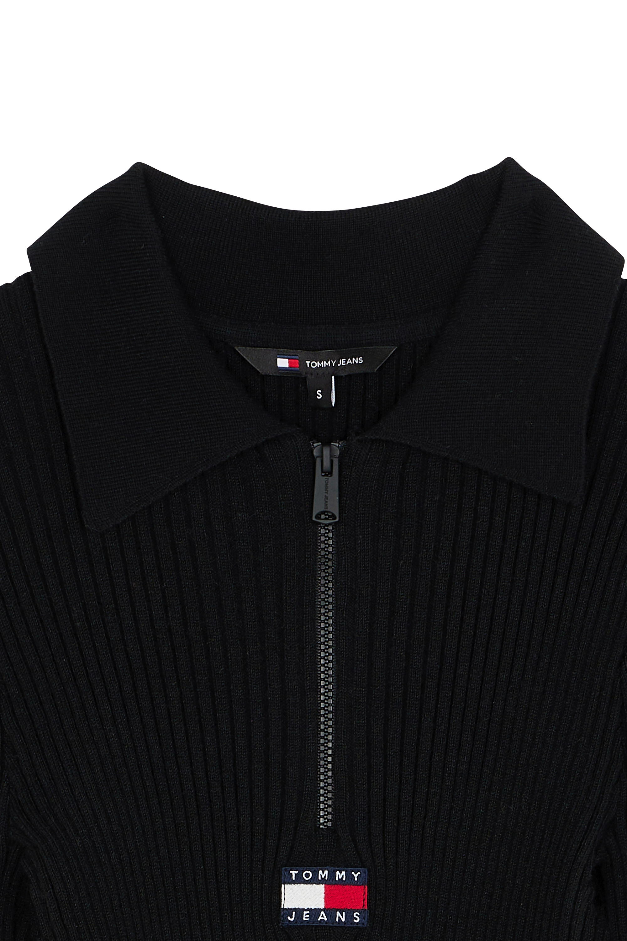 TOMMY JEANS Top TJW HALF ZIP THRU  Noir