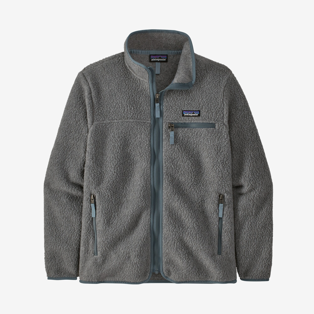 Damen-Retro-Fleecejacke