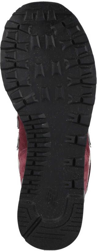 New balance Sneakers laag '574' poederroze robijnrood wit