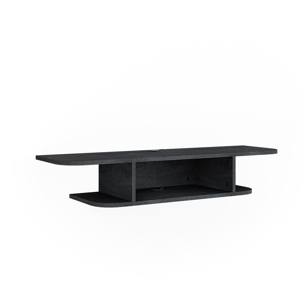 Vicco CD-Regal Lorio Schwarz Beton 105 x 18,2 cm offene Fächer