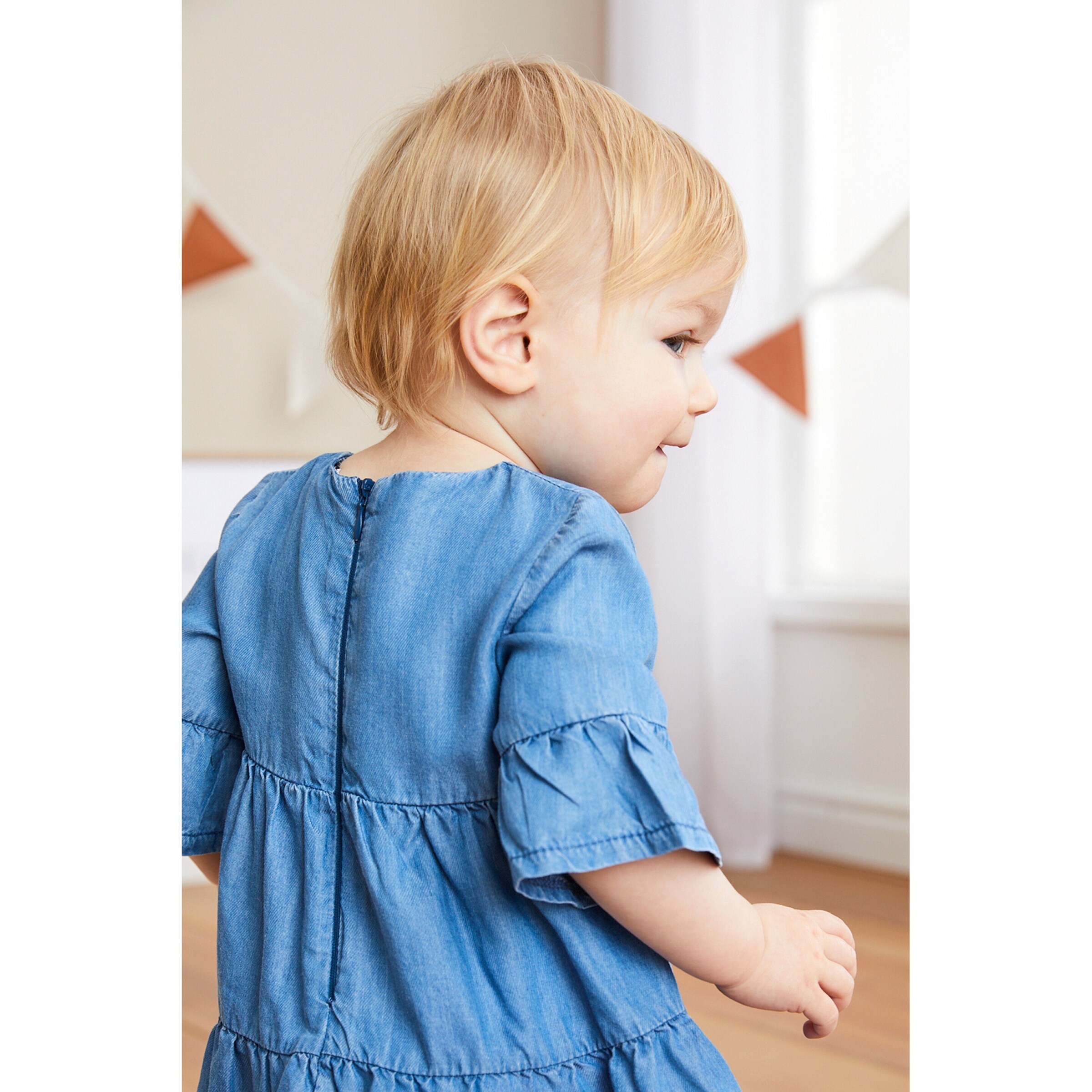 Lilletots - Sunshine Girls Jeans-Kleid kurzarm