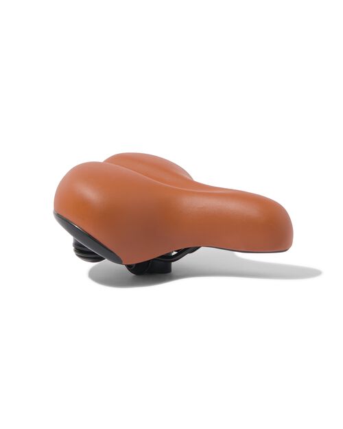 selle de vélo marron