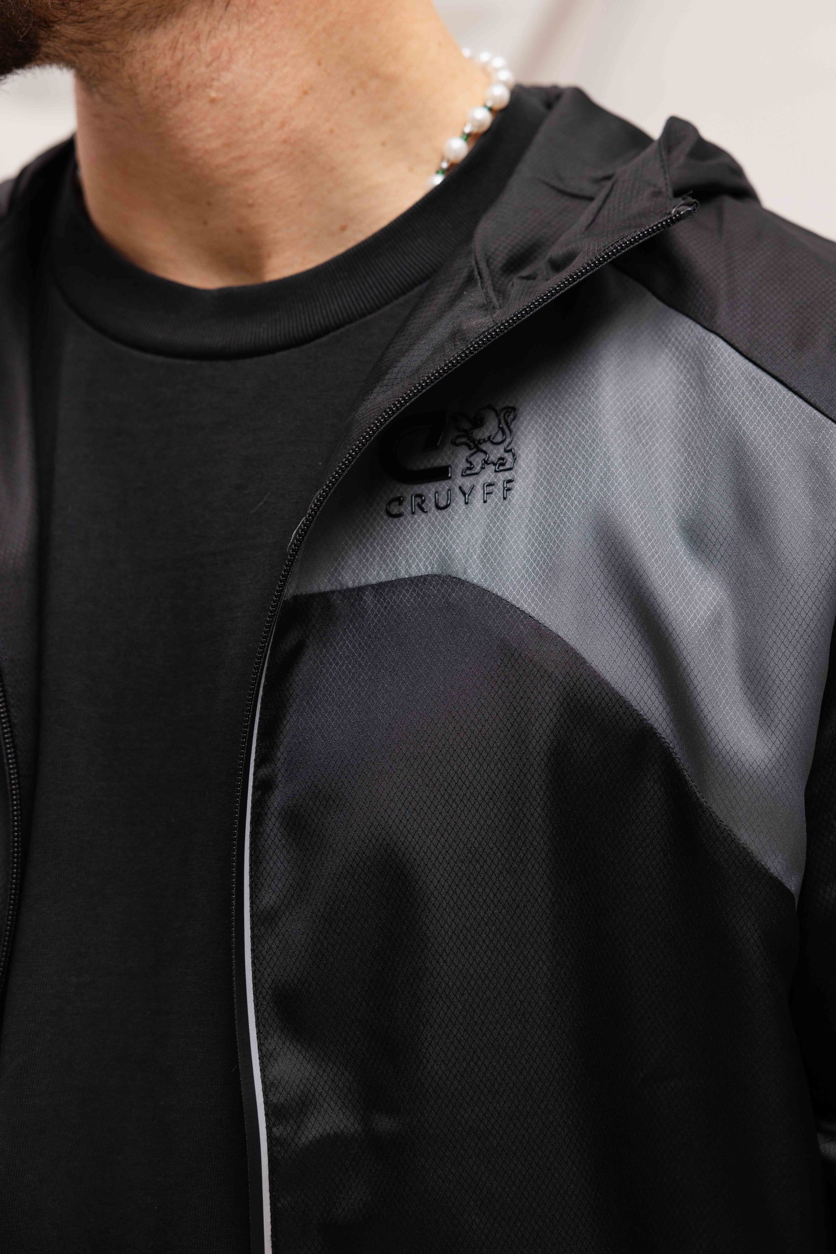 Cruyff Cambio Woven Trainingspak Heren Zwart