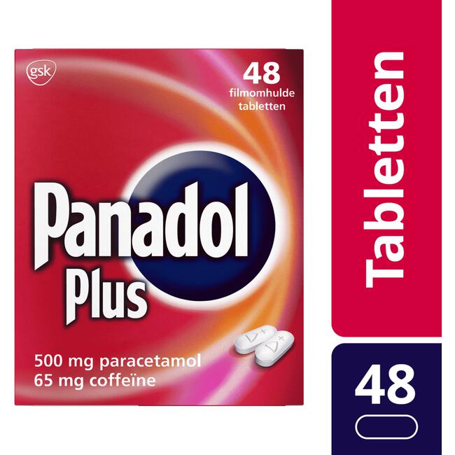 Panadol Plus Gladde Tablet Paracetemol Filmomhuld