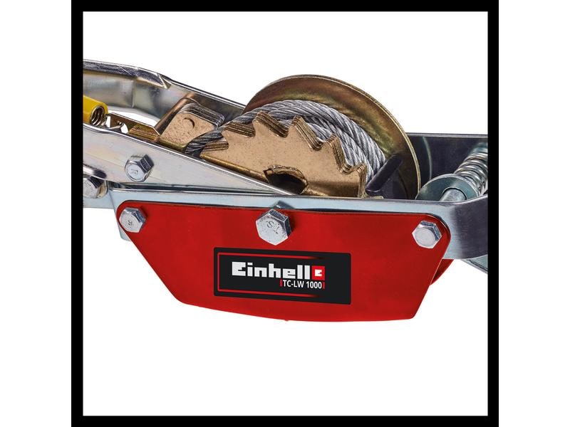 Einhell Handhebelseilzug TC-LW 1000, 1000 kg Hebelseilzug zum Ziehen und Spannen von Lasten