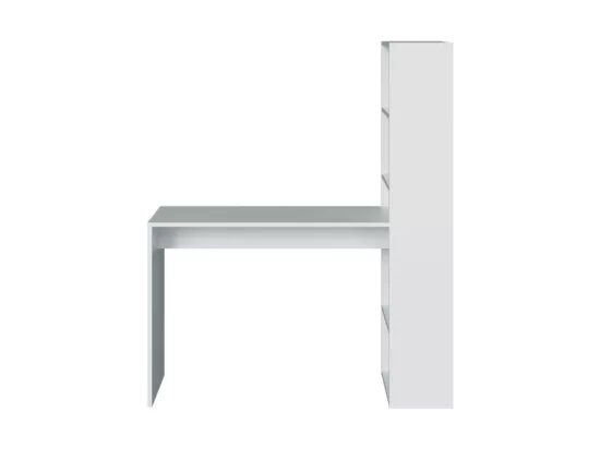 Bureau réversible avec étagère de rangement - L120 cm