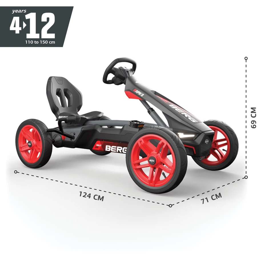 BERG Rally APX Red 3 Gears