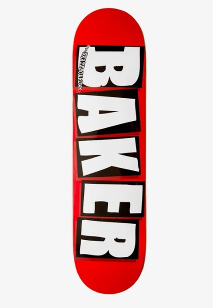 Baker Deck Brand Logo White