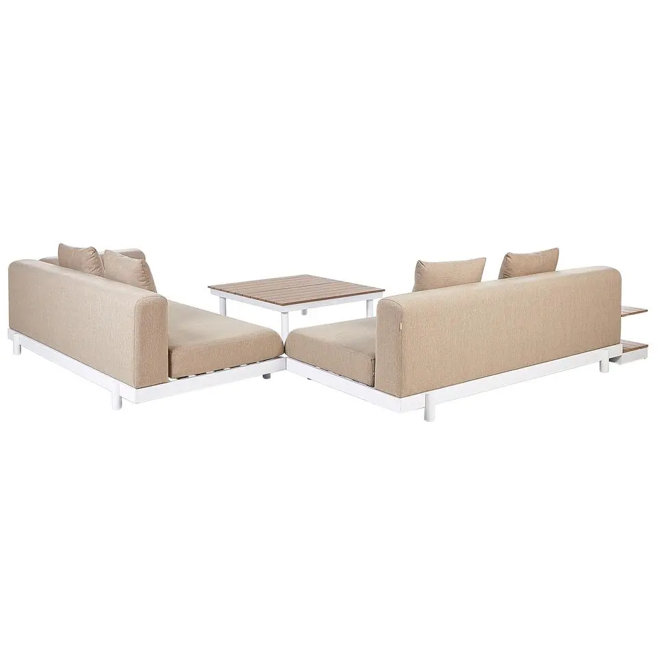 MISSANELLO - Loungeset - Beige - Aluminium/Polyester