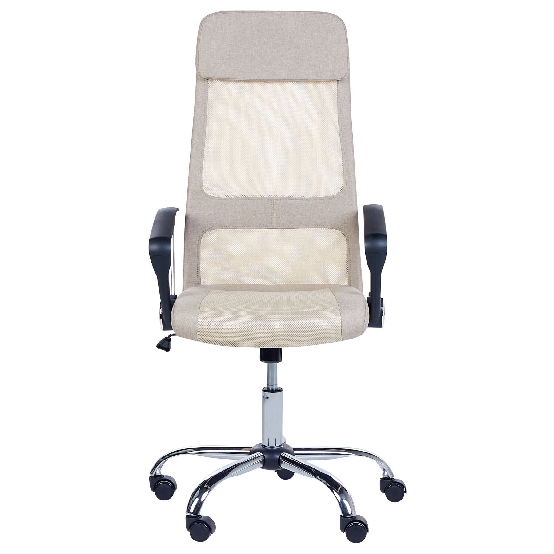 Beliani - PIONEER - Bureaustoel - Beige - Polyester