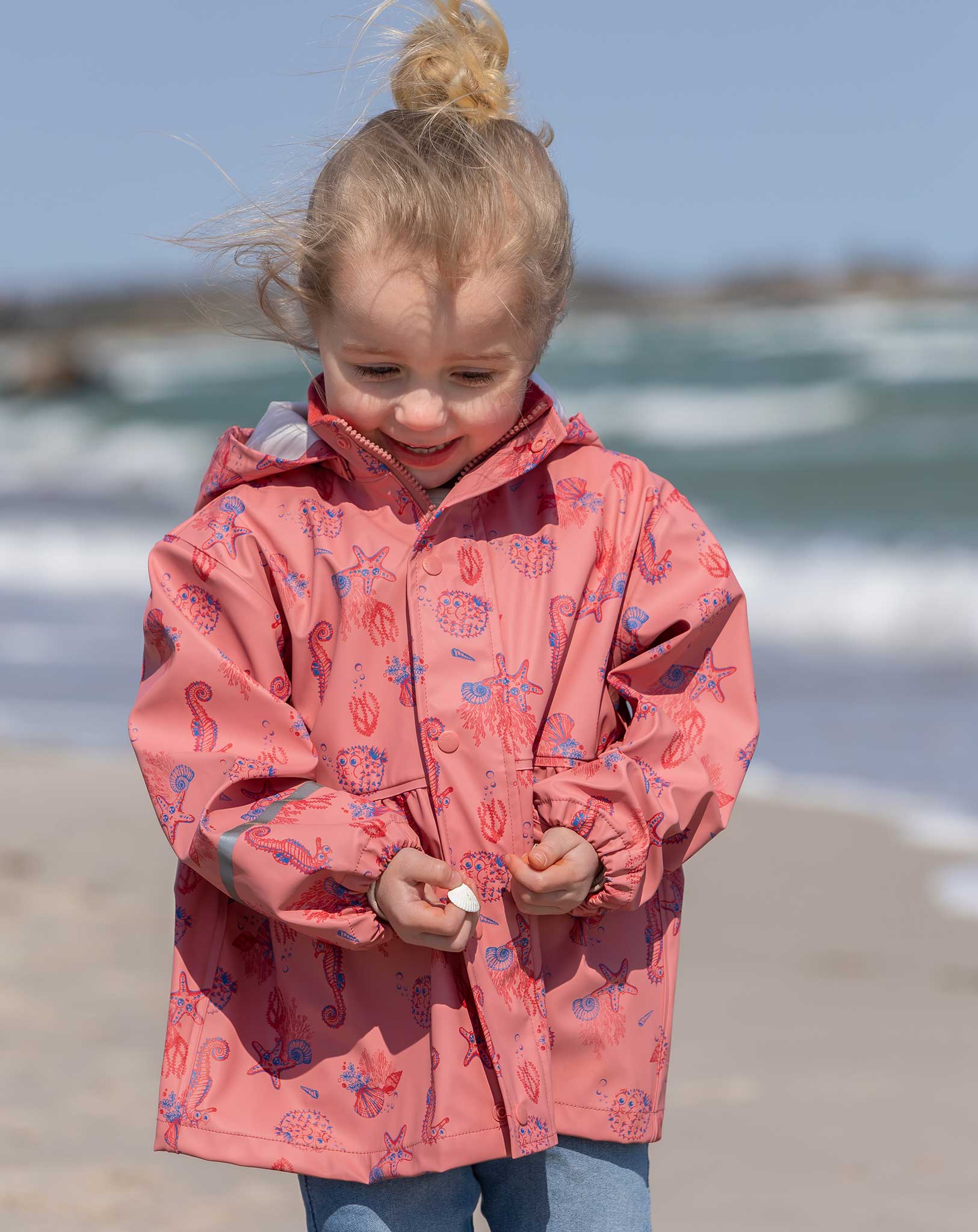 Regenjacke SEA in rosa