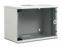 DIGITUS Professional Compact Series DN-19 12-U-S-1 - Kabinet - vægmonterbar - lysegrå, RAL 7035 - 12U - 19