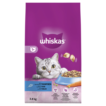 Whiskas kattenvoer adult tonijn 3,8 kg