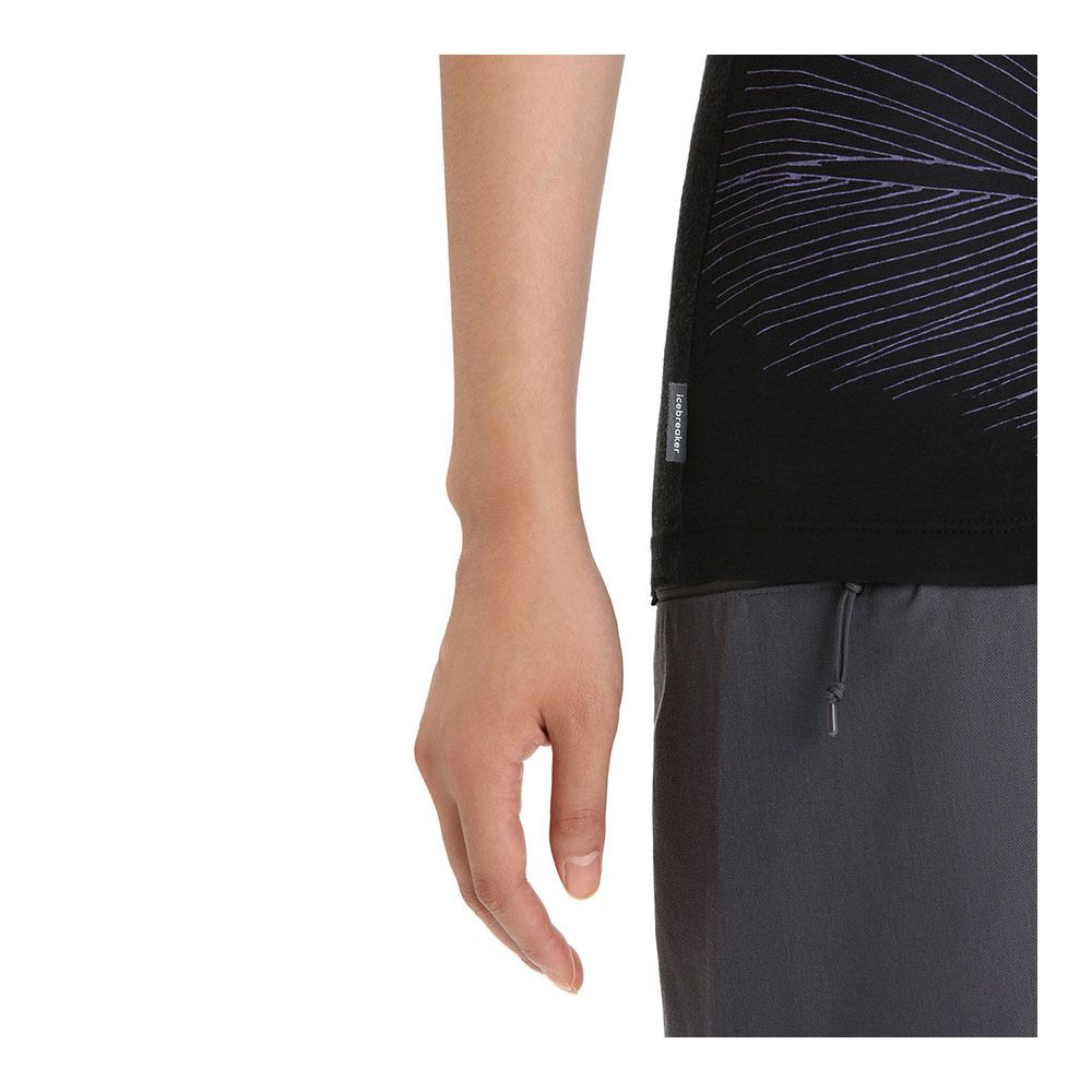 Icebreaker TECH LITE II - Tee-shirt Femme black
