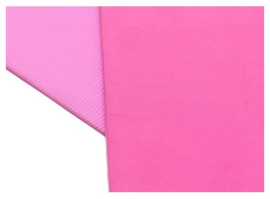 Tapis de Sol Pilates Antidérapant avec Sac Tapis et Sangle Transport Tapis de Fitness Gymnastique pour Yoga 183* 61* 0 6 cm - Rose