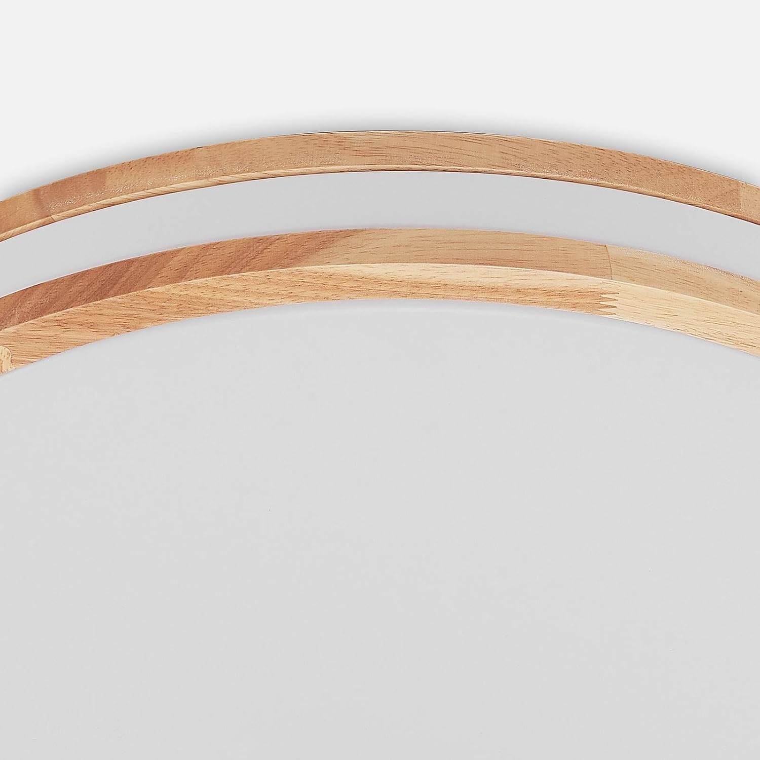 Lindby LED Deckenlampe Holz Ø49,5 cm, mit Fernbedienung dimmbar wechselbare Lichtfarbe 30W Wohnzimmerlampe Deckenleuchte Esszimmer