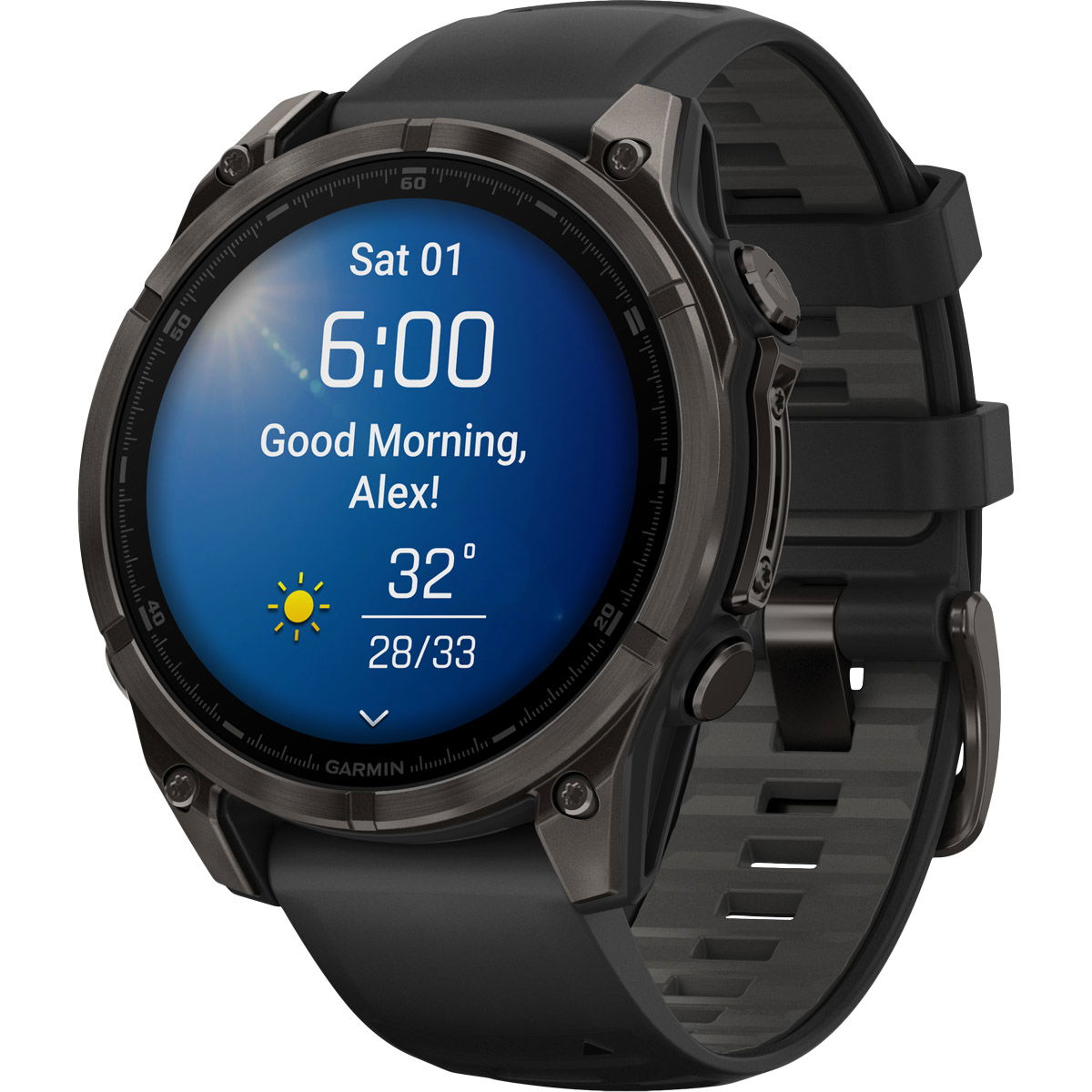 Garmin Fenix 8 - 47 mm Amoled Sapphire GPS Pulsur
