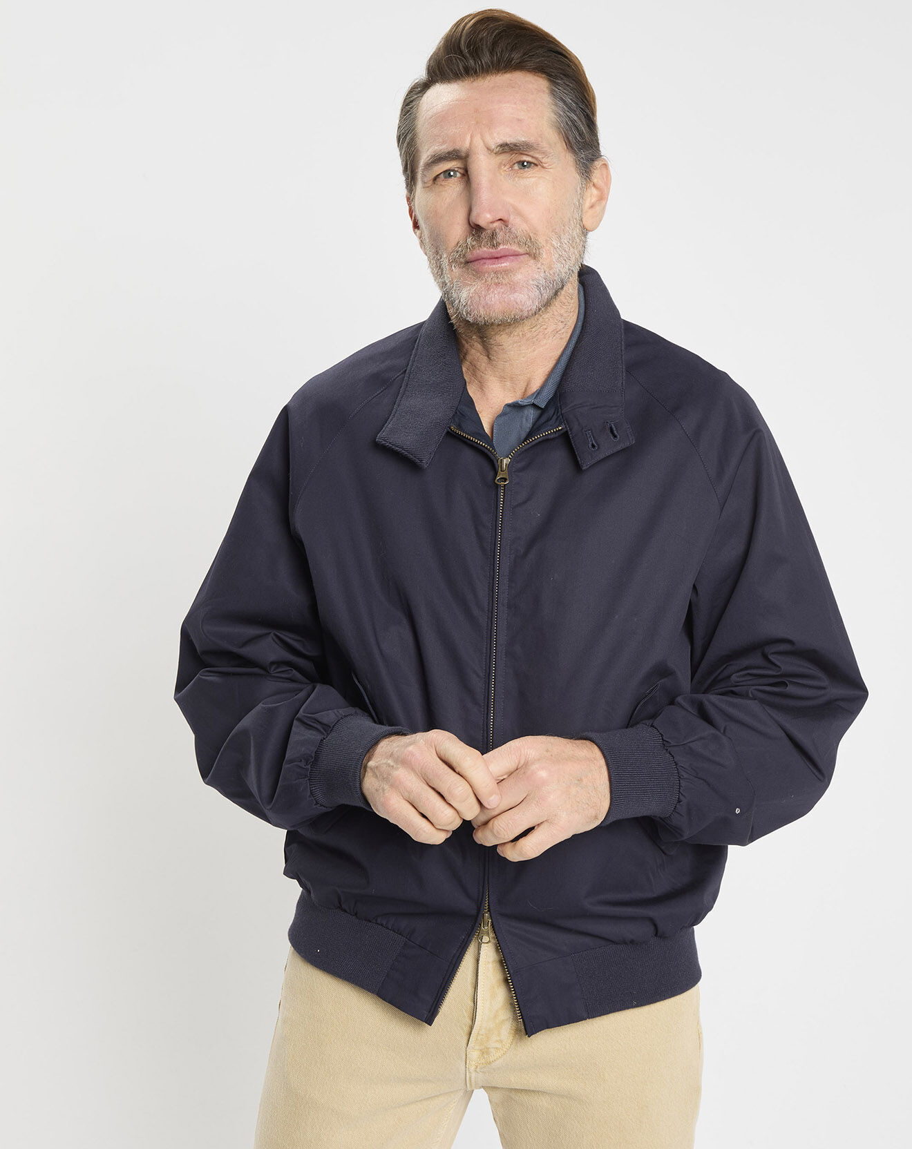 Gant Blouson Harrington bleu marine