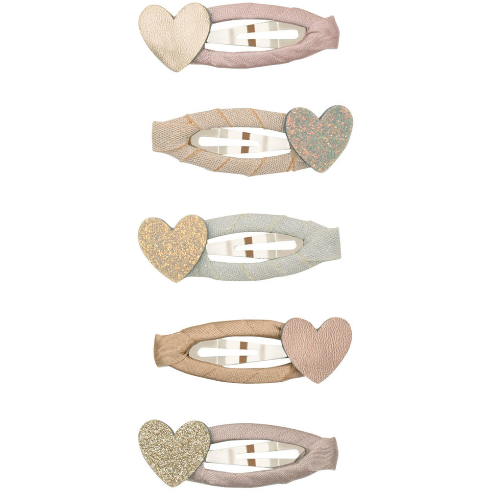 Køb Mimi & Lula 5 Hårspænder - Mini Heart Shimmer Enchanted