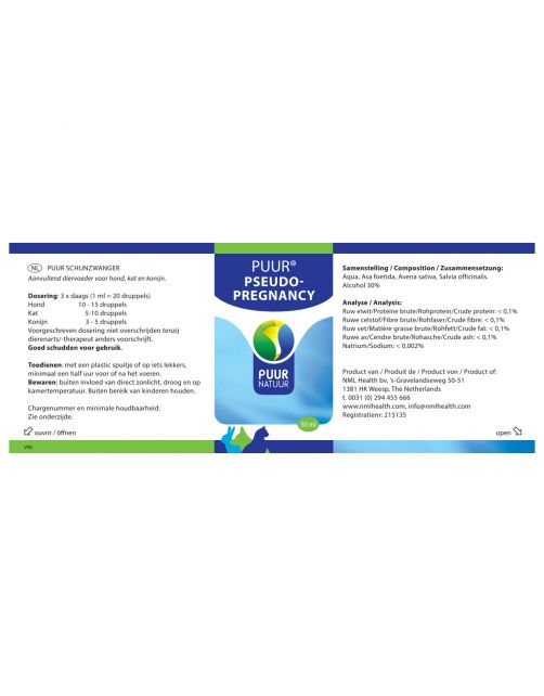 Puur Natuur Pseudopregnancy - Schijnzwanger - 50 ml