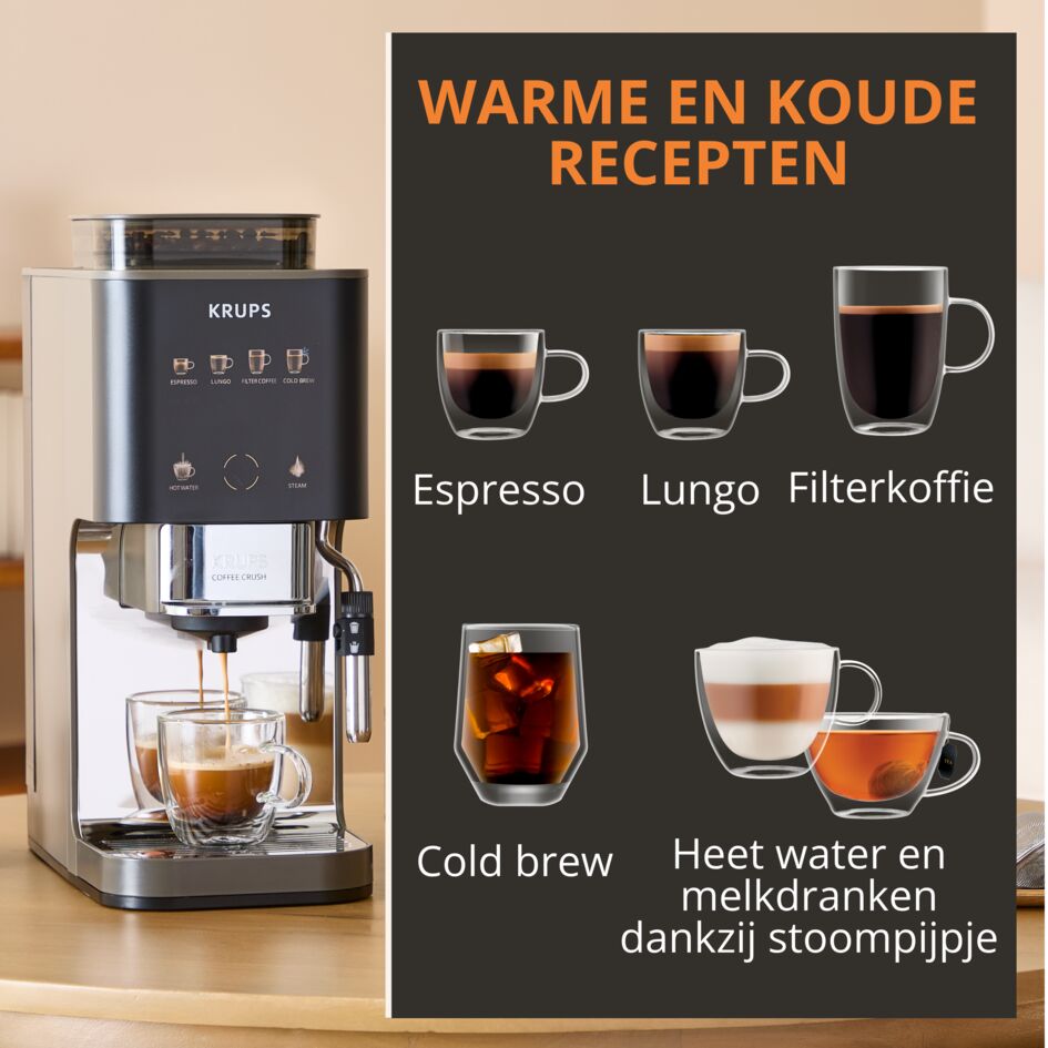 Coffee Crush Experience SA403B automatische koffiemachine