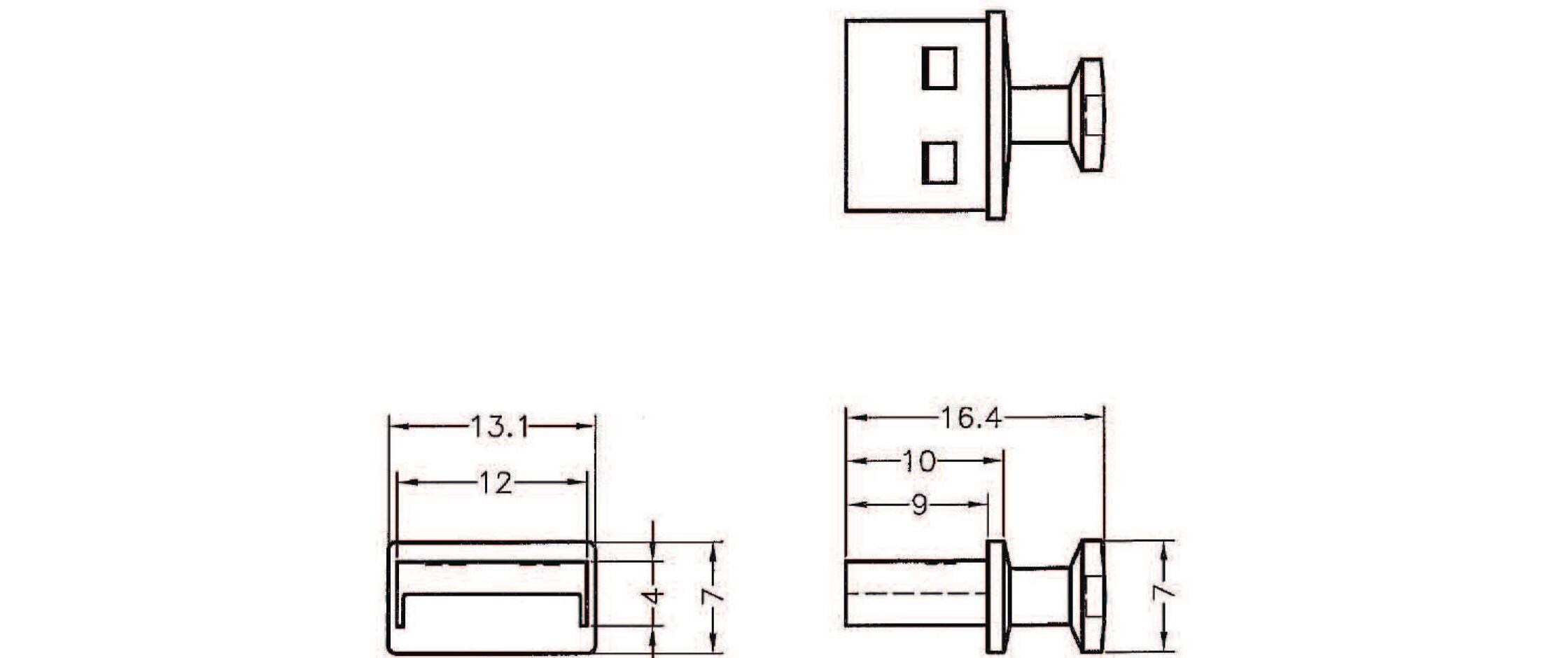 Blindstecker/Staubschutz USB-A 10 Stück SchwarzStaubschutz für USB-Buchse
