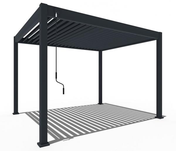 Weide Classic Pergola 3x3,6 Alu-Stahl, ca.