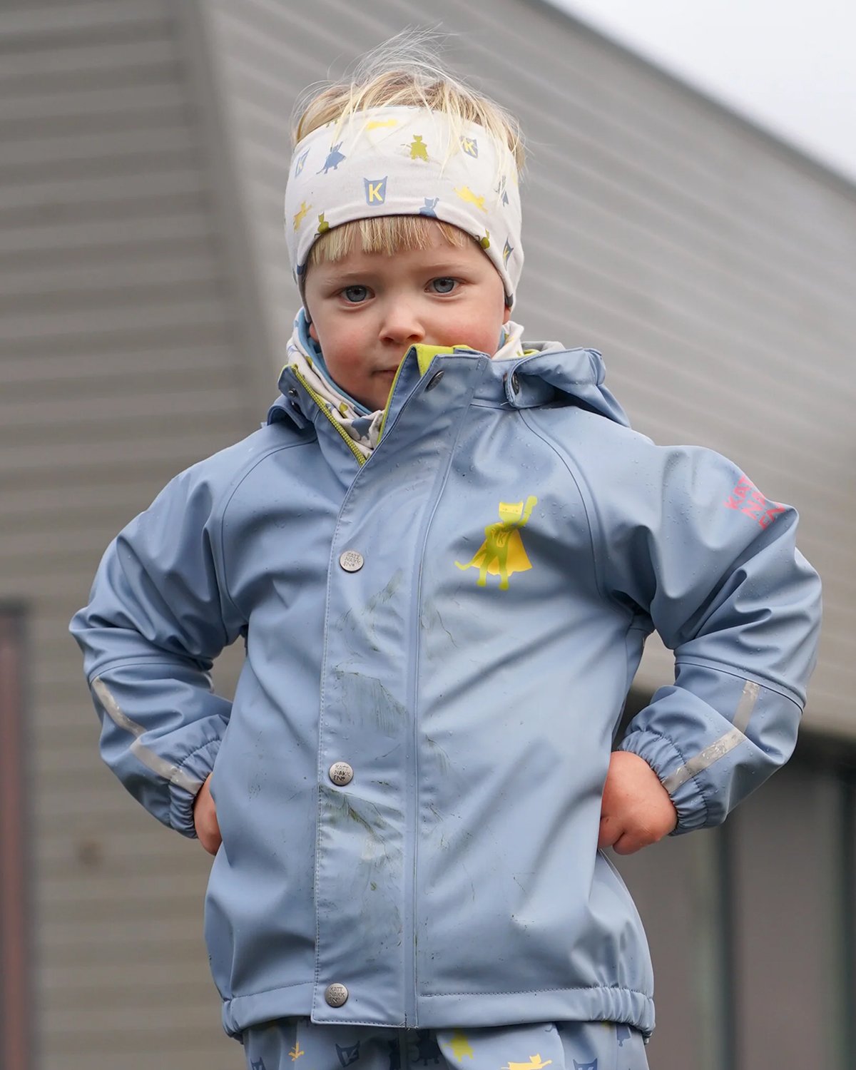 Hals Barn – Buff Vendbar – Bomull | Vår / Høst