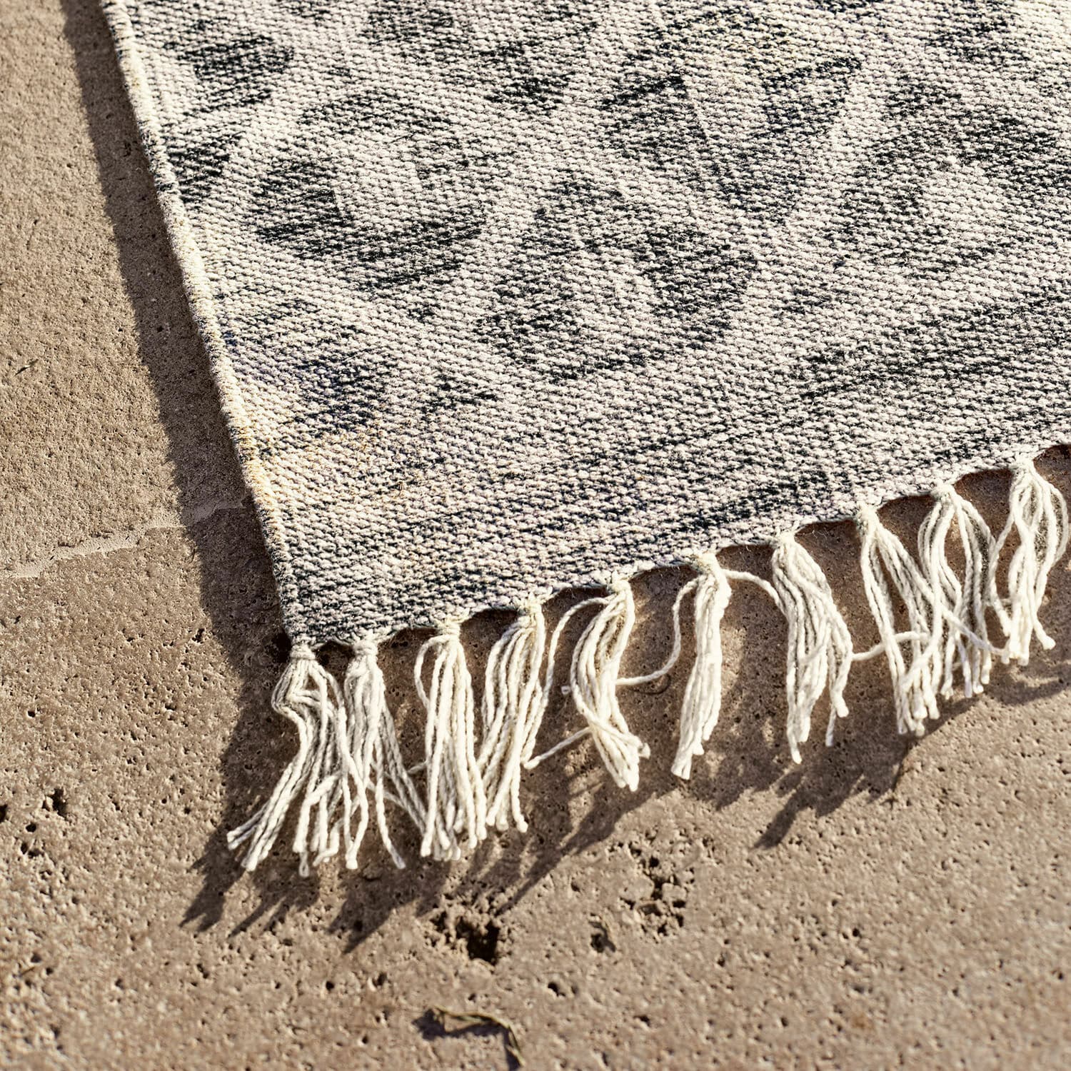In-  &  Outdoor-Teppich Champigny 200x300 cm | braun/creme