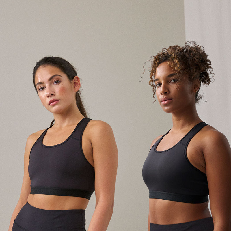 Sport-BH aus recyceltem Polyester Hellgrün